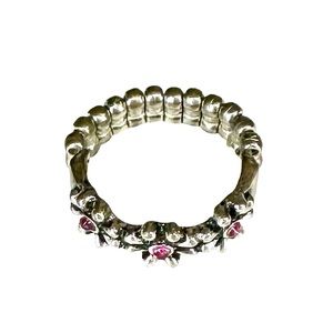 Vtg Clematis Flowers Ring